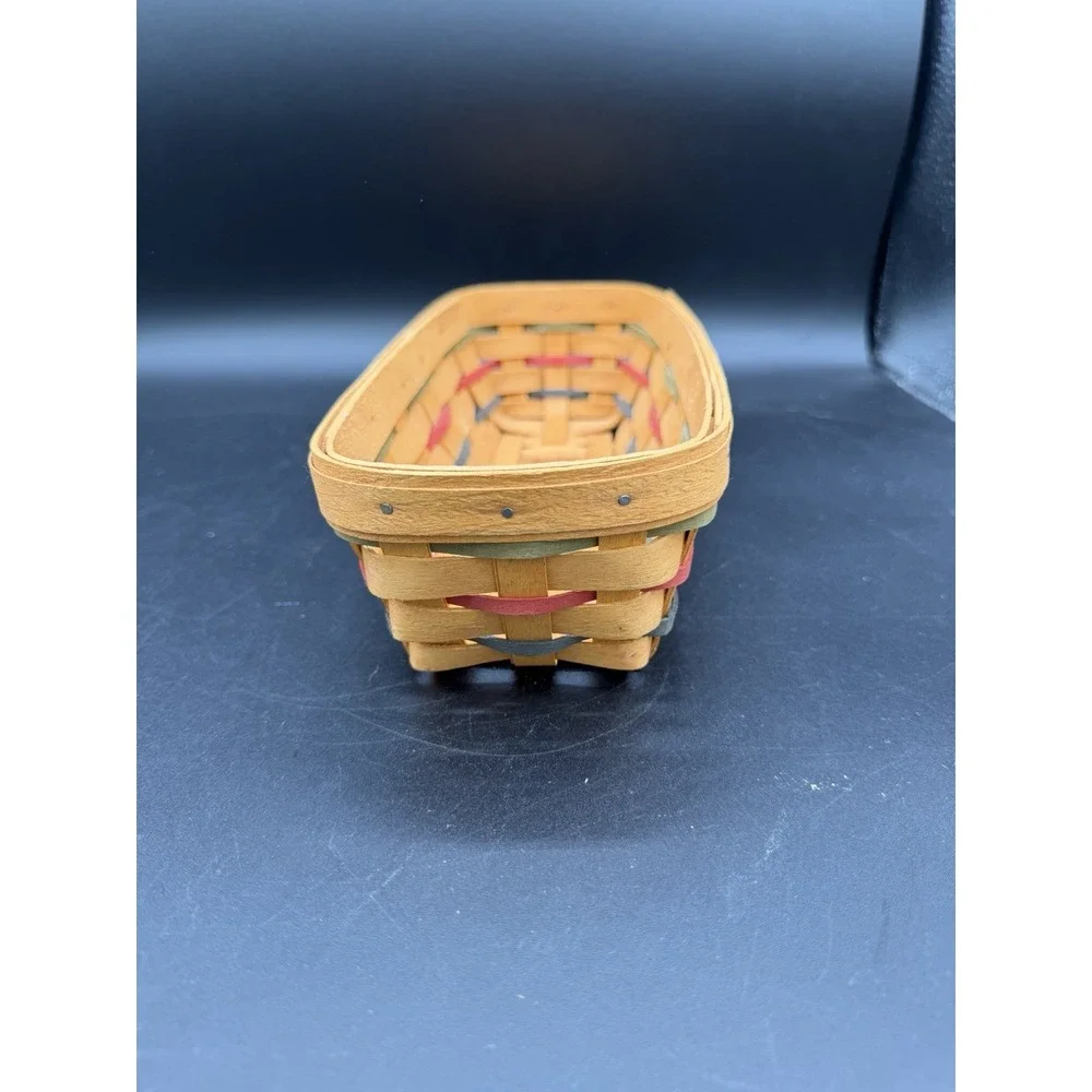 🧺✨ Longaberger 2000 Woven Traditions Cracker Basket 🍪🌾